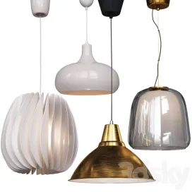 Four pendant lights amazing set